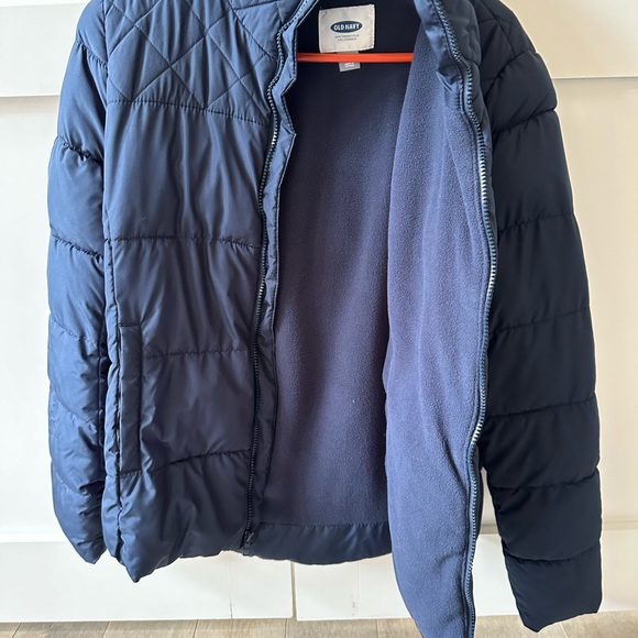 Navy Blue Old Navy Puffer Jacket - Picture 2 of 4